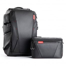 OneMo Backpack 25L+Shoulder Bag (Twilight Black) P-CB-020